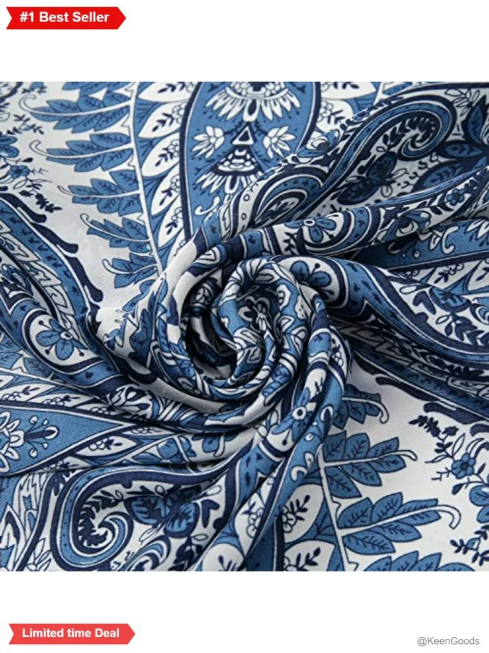 Polyester Square Scarf 27.5in Hair Neck Wrap Bandana Bag Accessory